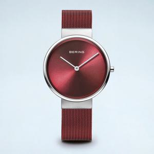 [마션틴트(잡화)][베링] 14531-303 여성용 에센셜 레드/실버 31mm