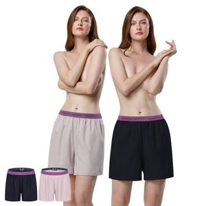 제임스딘 쿨 레이온 아웃밴드 여성 트렁크 팬티 2매 HJ6099