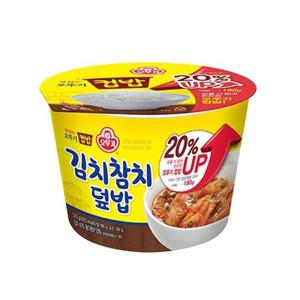 오뚜기 맛있는 컵밥 김치참치덮밥 280G x 12개