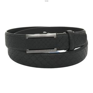 베노베로 24년 신상 흑사틴 로고경판 소가죽 남성 자동 벨트 블랙  BKF1ACB1232-K1