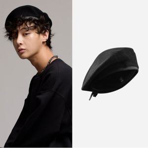 로스코 남성 여성 무지 울 베레모 빵모자