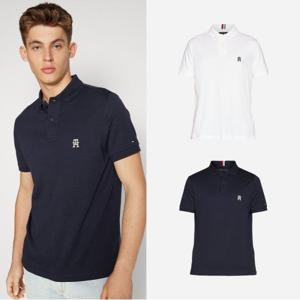 타미힐피거 스몰 로고 패치 카라 반팔티셔츠 MW33579