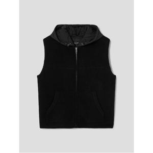 [갤럭시 라이프스타일] 후드 풀 집업 베스트 블랙 (GC485AC025)