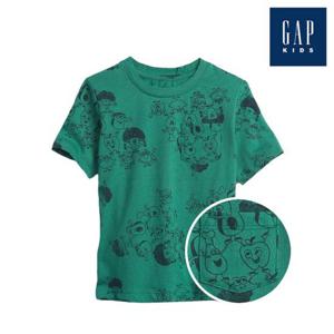 [갭키즈] 패턴드 코튼 포켓 티셔츠(794614-02-9_GN)