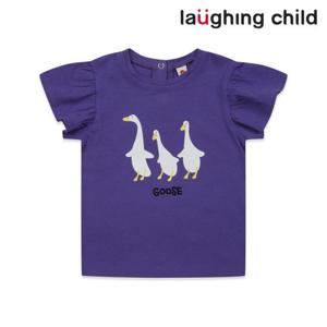 [래핑차일드] 러플 소매 반팔 티(8941533102_PU)