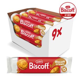 로투스 비스코프 크림 샌드 150g x 9개