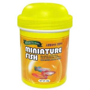 물고기사료 미니 소형 열대어 피쉬 물고기 관상어 사료 60g