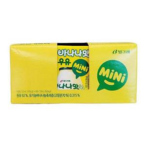 빙그레 바나나맛우유 미니 120ml X 6입 x 2개