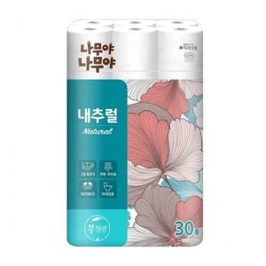 잘풀리는집 나무야 3겹 롤 화장지 30롤 두루마리 휴지
