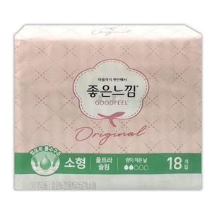 좋은느낌 생리대 울트라 슬림 날개  소형 18개
