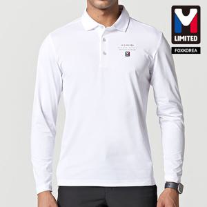 엠리밋 남성 소로나 긴팔 카라 티셔츠 화이트 - LGTFT26110