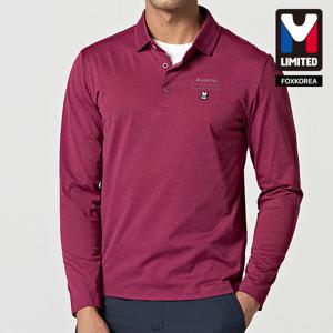 엠리밋 남성 소로나 긴팔 카라 티셔츠 퍼플 - LGTFT26172