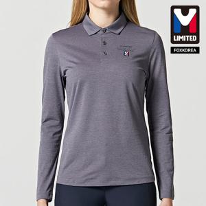 엠리밋 여성 소로나 긴팔 카라 티셔츠 씨그레이 - LGTFT26215