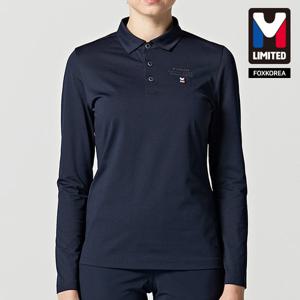 엠리밋 여성 소로나 긴팔 카라 티셔츠 네이비 - LGTFT26262