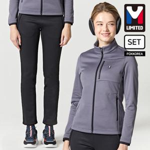 엠리밋 여성 기모 트레이닝 세트 디그레이 - LGTWF25219