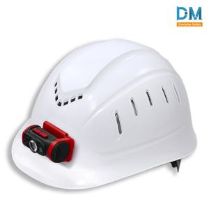 동명 경량통풍안전모+탈부착랜턴 랜턴경작업모 건설현장 안전모