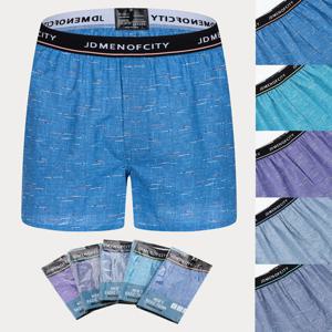 제임스딘 남자트렁크팬티 순면 아웃밴드 면100 사각 박서 5매