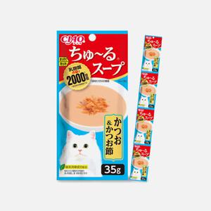 [6개세트] 이나바 챠오 츄르 스프 4연팩 가다랑어 가츠오부시 14