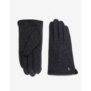 [헤지스ACC] 여성 그레이 퍼피로고 울 장갑 HIGV4F002G3