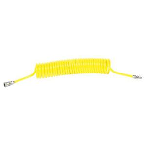 상아 우레탄 코일 에어 호스 12x8x5M 커플링