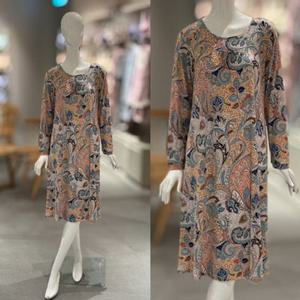 [비너스]페이즐리 기모 홈드레스 (VEV3888L)