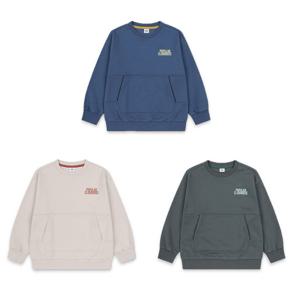 [탑텐키즈]남아) 테마 클래식캠퍼스 테리 포켓 스웨트셔츠 MKE3TR1001