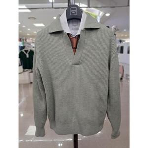 바쏘옴므 세이브존05 카키울혼방오픈카라 WSX3WT87AKH