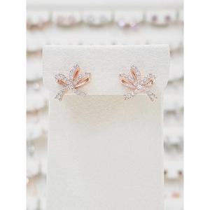 볼라레 세이브존01 리본 매듭 선물 큐빅 귀걸이 spe1184