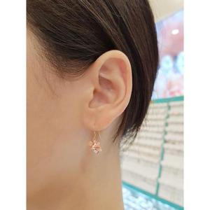 볼라레 세이브존01 실버 우정템 리본 드롭 귀걸이 SE342