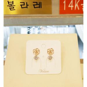 볼라레 세이브존01 14K장미스카시 귀걸이 GE101