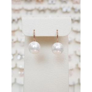 볼라레 세이브존01 우아한 펄 진주 10mm 12mm 실버 링귀걸이 SE358