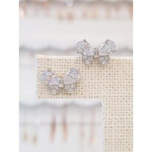 볼라레 세이브존01 나비귀걸이 큐빅 피어싱 ssp642