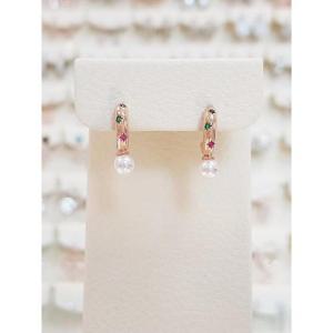 볼라레 세이브존01 예쁜 4mm 진주 링 귀걸이 spe990