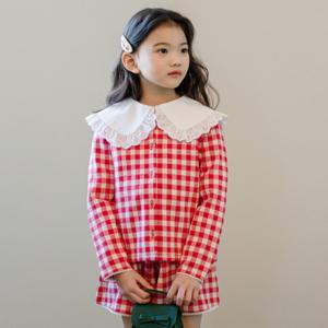 [택가48,800원]O.로벌 체크 체리 가디건 PWFOU01