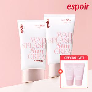 [에스쁘아] [2개] 워터 스플래쉬 선크림 세라마이드 기획세트
