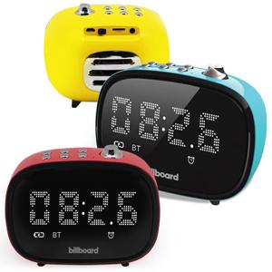 빌보드 WV-01 LED시계 무선 스피커 블루투스5.0 디지털시계 알람 유니크 디자인 사랑스러운 큐트 미니 LED