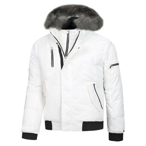 [파파브로] 집업 라쿤털 후드 사이드포켓 밴딩 패딩 WS-JUW-PD41