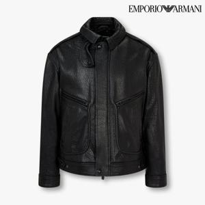 [엠포리오 아르마니]남성 크로커다일 엠보싱 레더 자켓(A514309008)