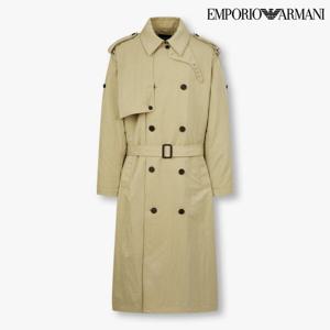 [엠포리오 아르마니]남성 벨티드 나일론 트렌치 코트(A514310051)