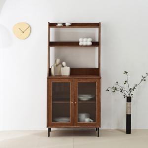 토니오 고무나무 800 유리도어 주방수납장+상부장 DLA149