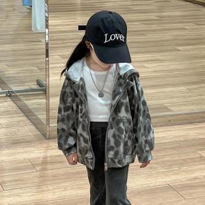 [베이비맥스] 레오파드 후드 집업 점퍼 R12504