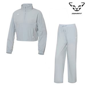 다이나핏 여성 크롭 아노락 브레이커 트레이닝 셋트 YWU23139G2337G2
