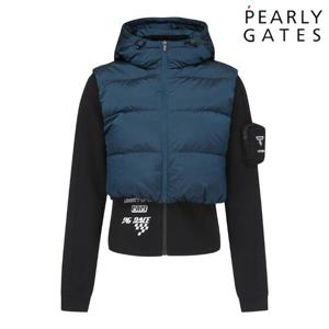 파리게이츠 (521D3JP301TQ) 여성 크롭 패딩 베스트 레이어드 점퍼