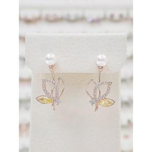 볼라레 세이브존03 볼라레 나비 진주 투웨이 드롭귀걸이 AGspe1201AG