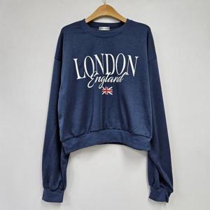 아이우먼 영국라운드시보리맨투맨 BUS644M409 빅사이즈