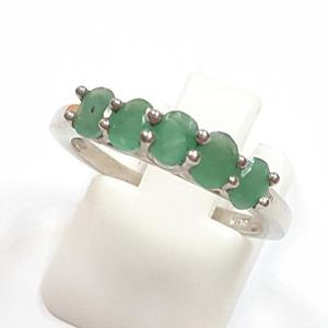 [블루케이] 엔틱 에메랄드 원석 반지240907-17