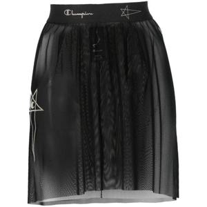 릭오웬스 X 챔피온 여성 블랙 미니 스커트 CW02C6671CHMNET09