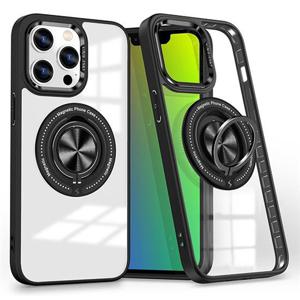 아이폰XR 맥세이프 핑거링 변색없는 투명 슬림 하드 범퍼 케이스