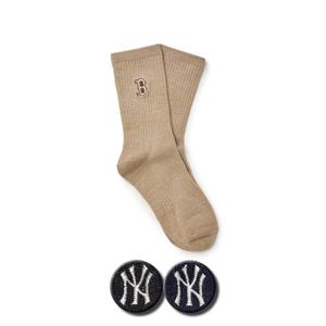 [MLB]여성 바시티 프리미엄 메탈사 양말 (3ASOMV24N)