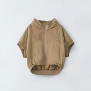 [앤클라인(여성의류)]레더 후드 집업 베스트 8G3LG0020